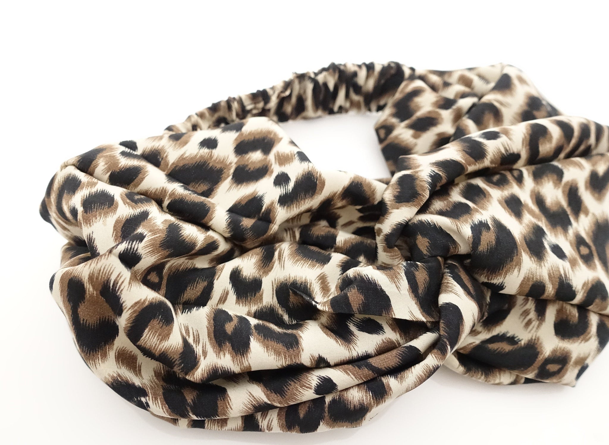 veryshine.com soft leopard print fashion hair turban women trendy headband