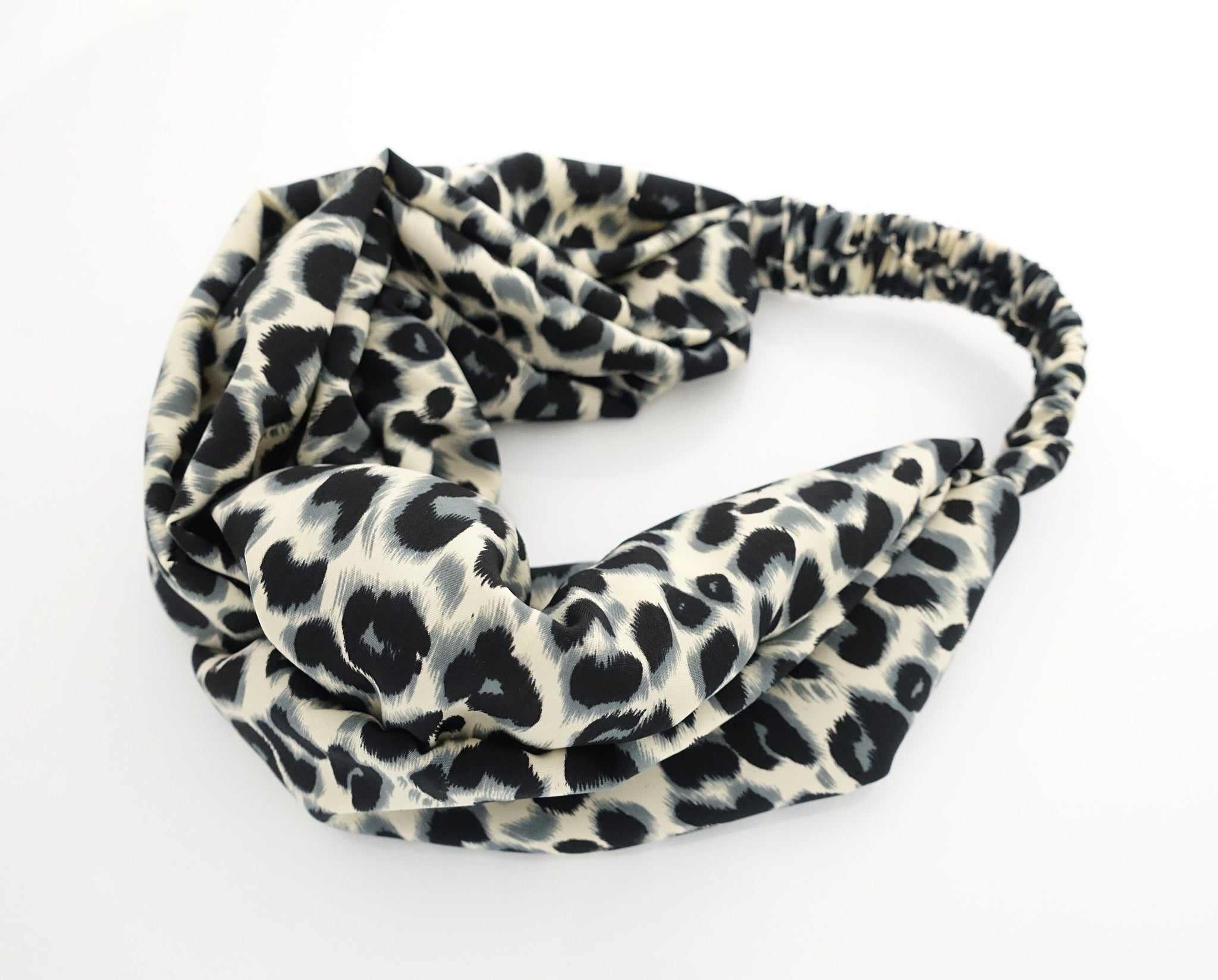 veryshine.com soft leopard print fashion hair turban women trendy headband