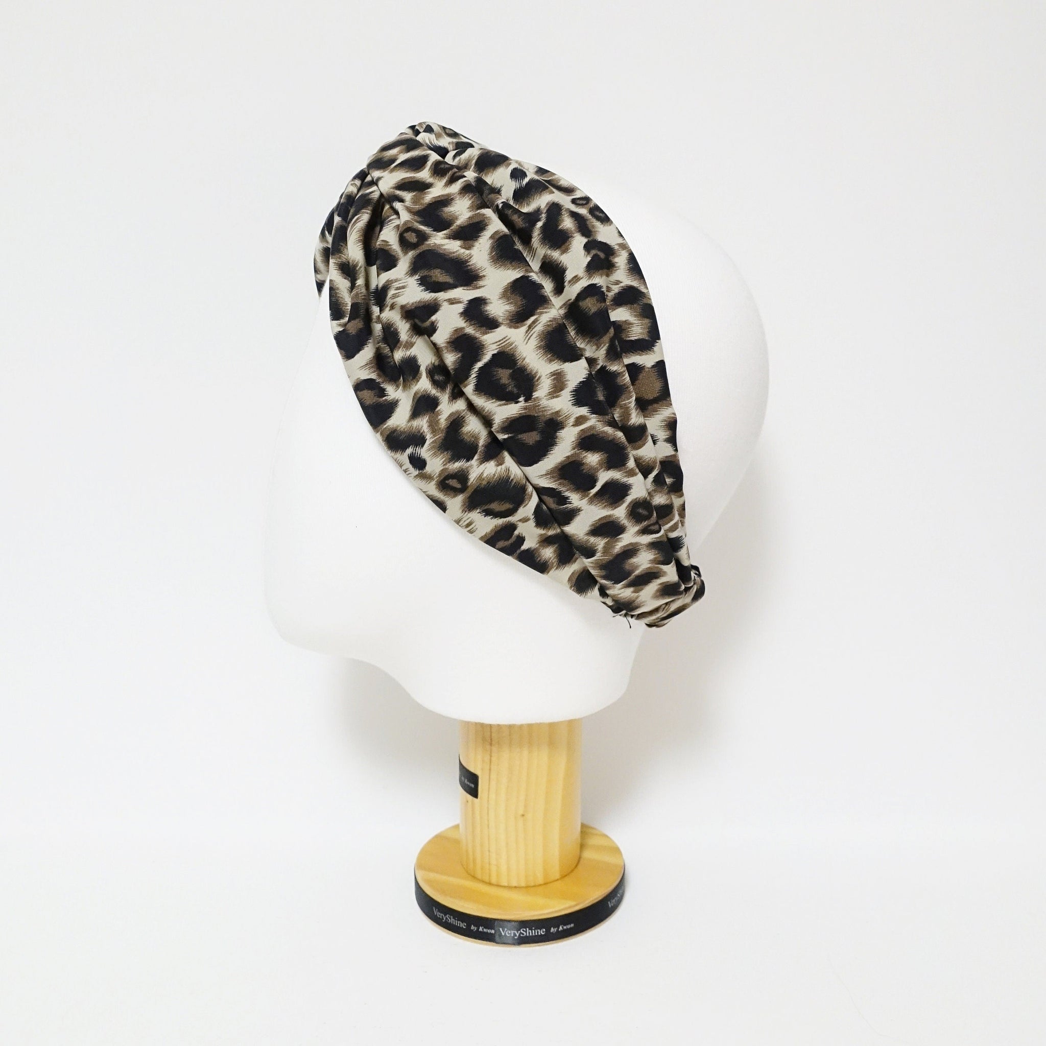 veryshine.com soft leopard print fashion hair turban women trendy headband