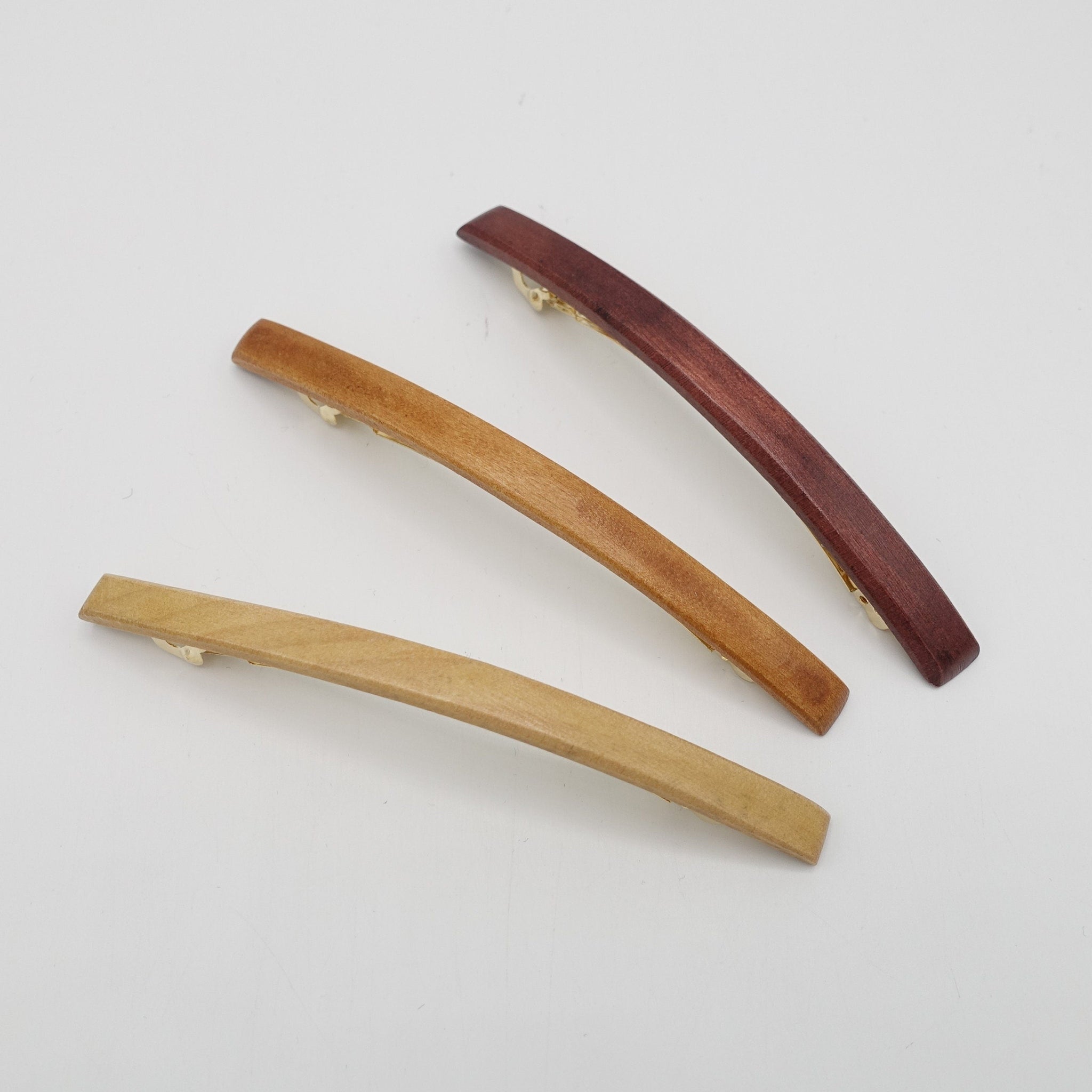 veryshine.com wood hair barrette thin hair accessory for women