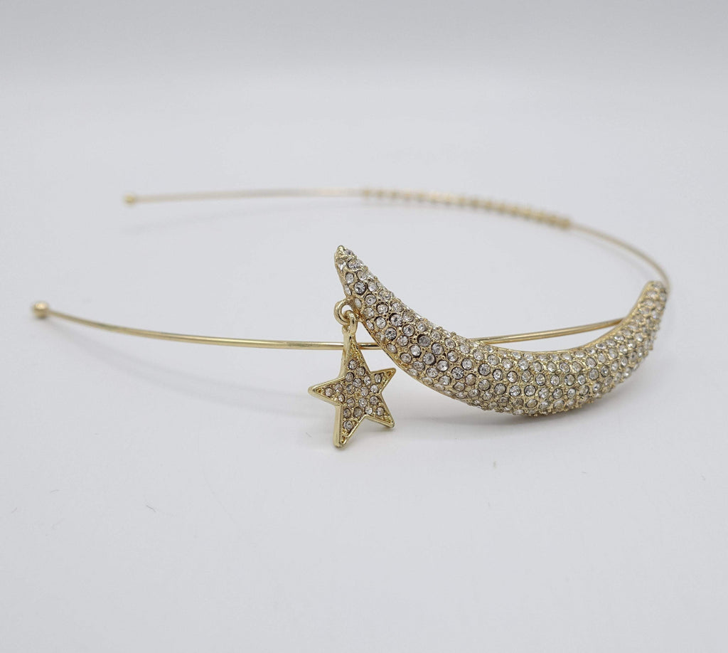 VeryShine dreaming moon and star thin headband