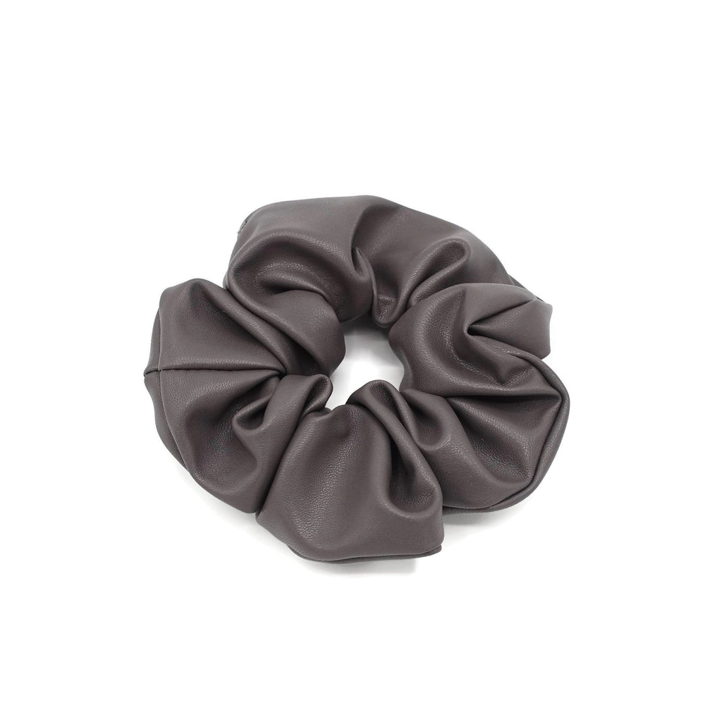 VeryShine faux leather scrunchies Fall Winter scrunchy women hair accessory