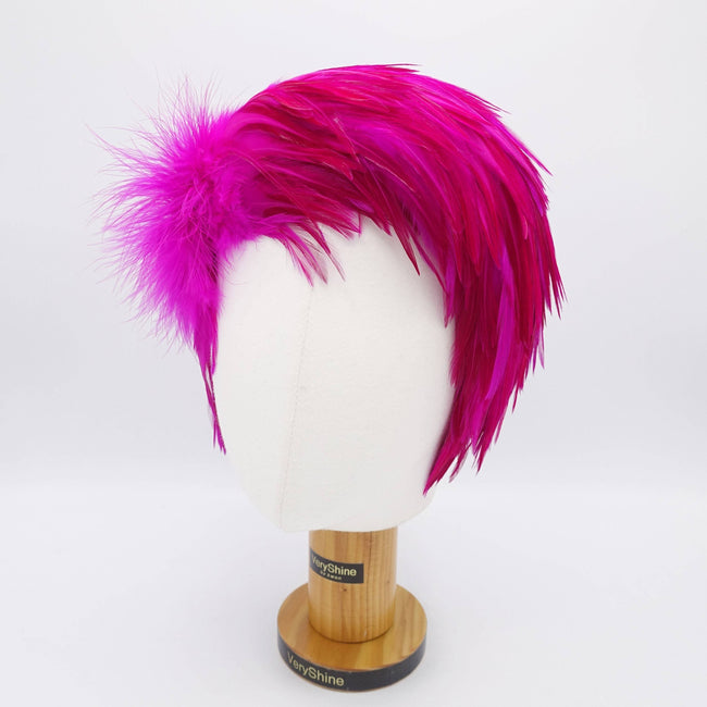 VeryShine feather fascinator headband
