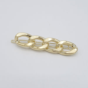 VeryShine gold silver chain hair clip