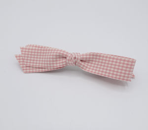 VeryShine Hair Accessories gingham straight hair bow casual hair accessory for women