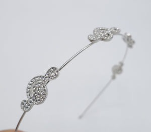 VeryShine Hair Accessories treble clef rhinestone thin headband