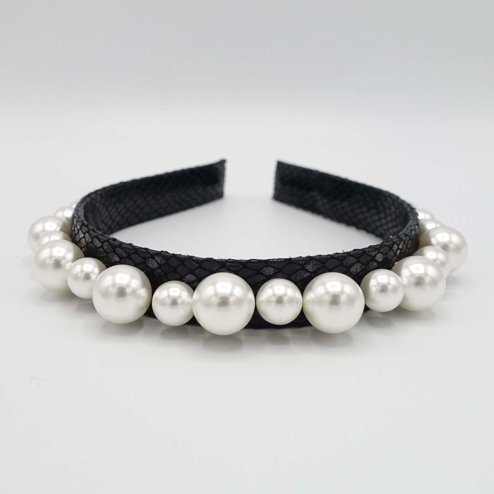 VeryShine pearl leather headband