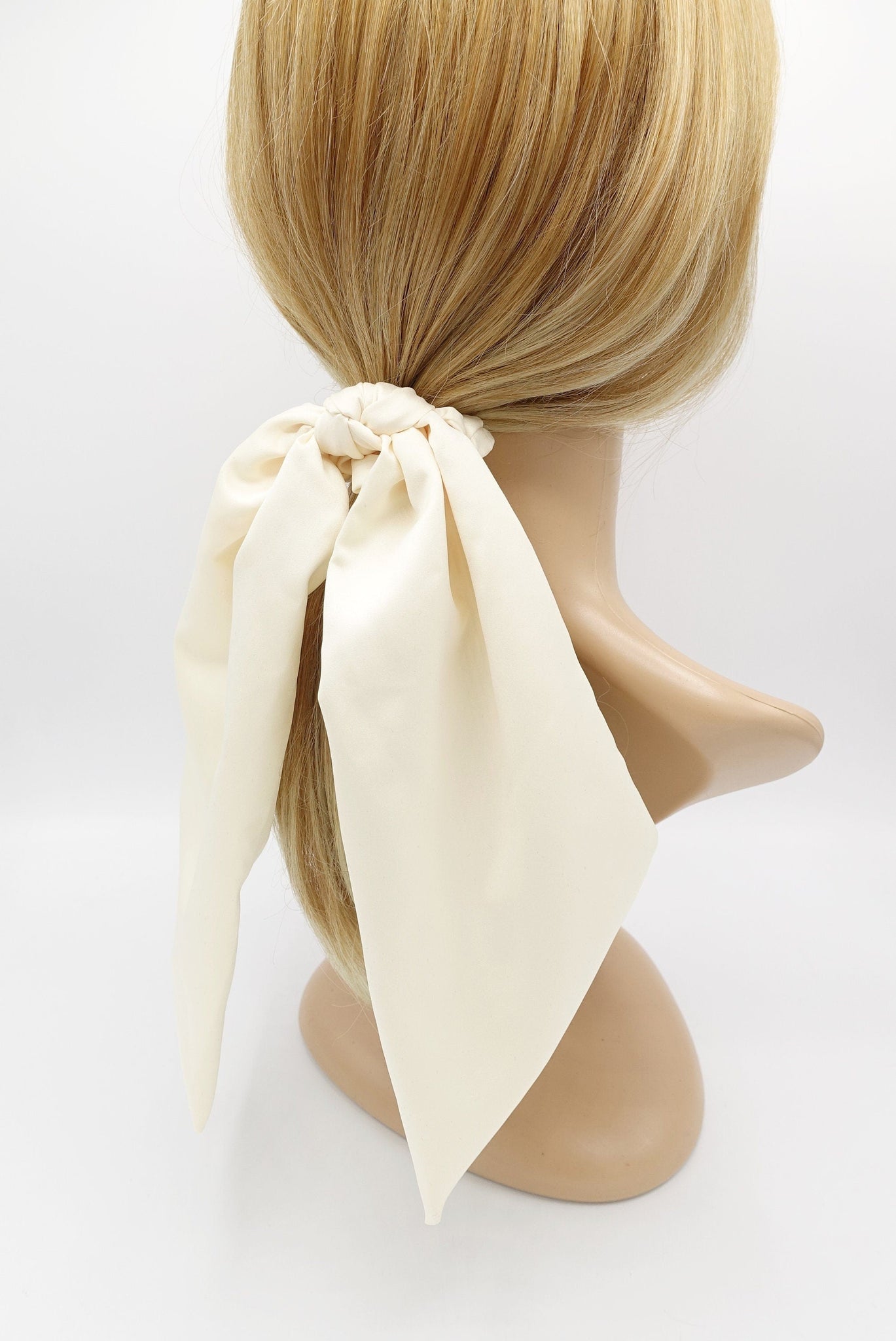 VeryShine satin tail bow scrunchies