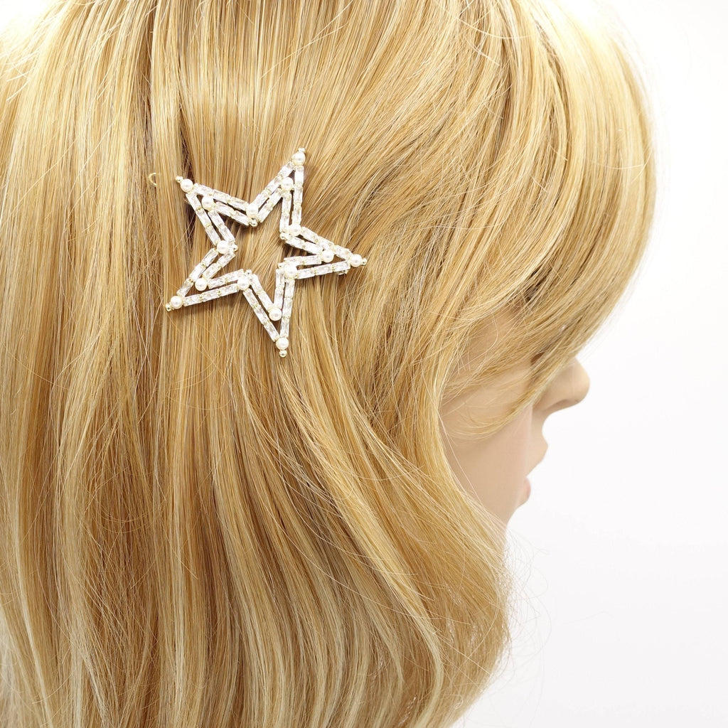 VeryShine star hair clip bling hair accessory for women