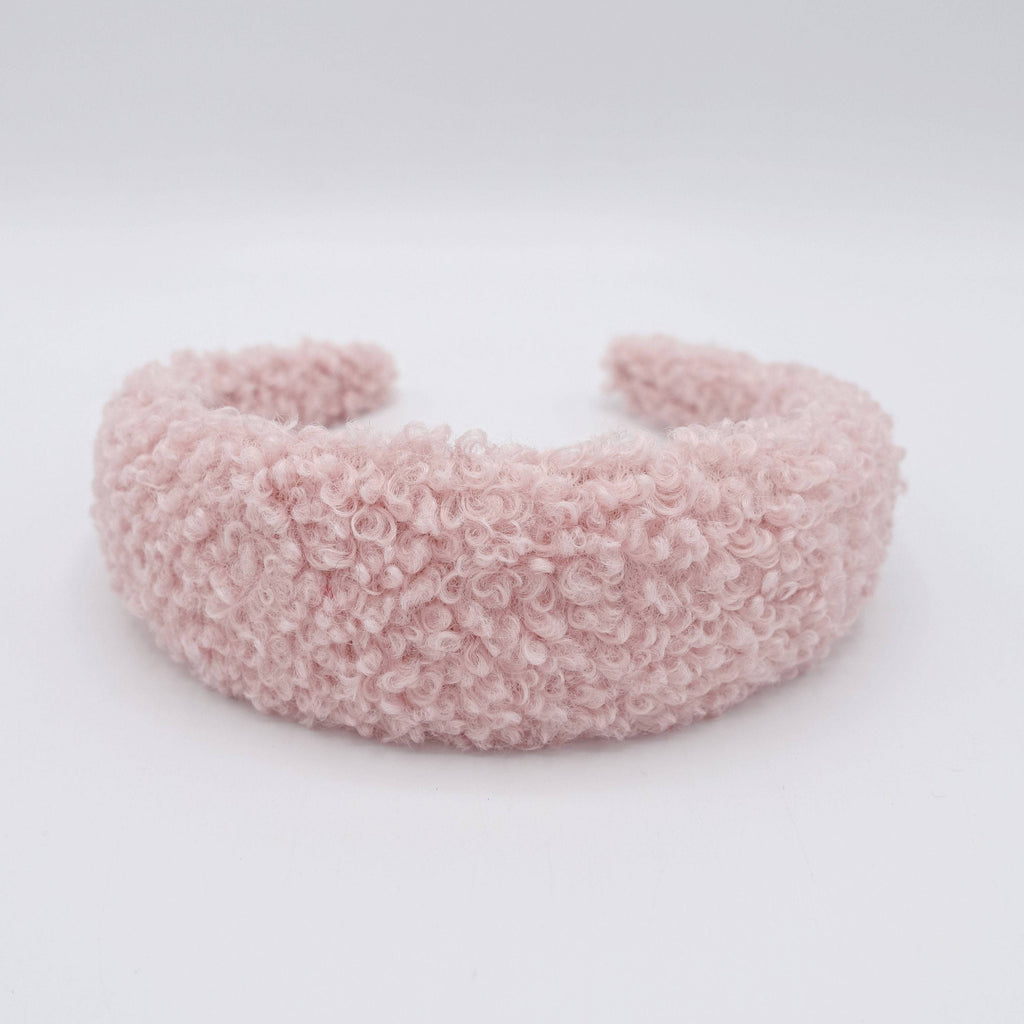 VeryShine teddy padded headband basic Fall Winter hair accessory for women